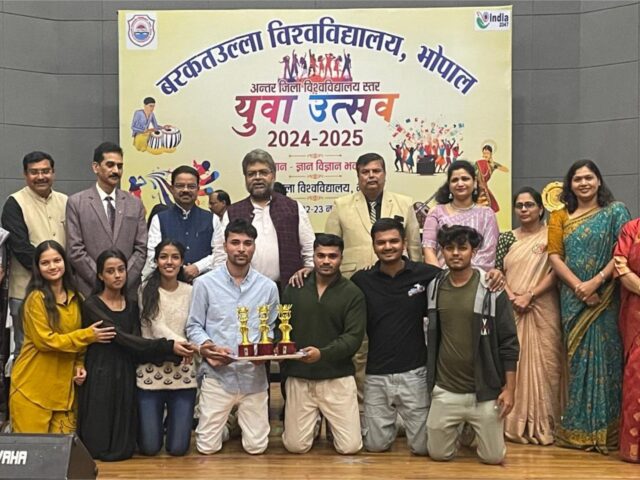 Youth Festival 2024-25 – Group Song Western 2nd Rank in University